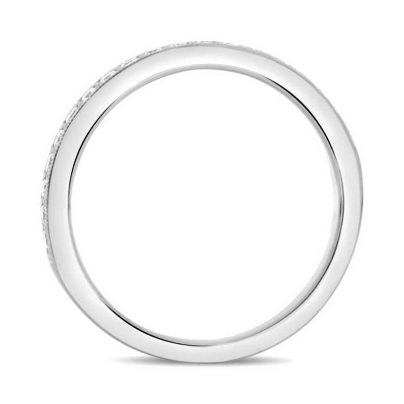 14K White Gold .25ctw Diamond Band