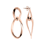 Bronzallure 18K Rose Gold Plated Dangle Earrings