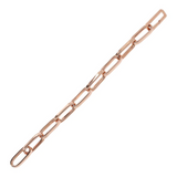 Bronzallure 18K Rose Gold Plated Link Bracelet