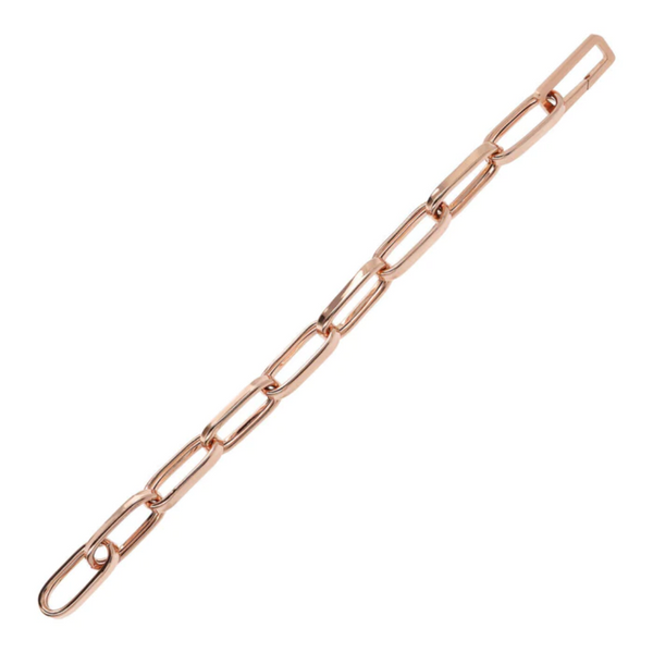 Bronzallure 18K Rose Gold Plated Link Bracelet