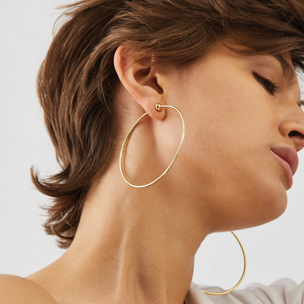 Jenny Bird Large Icon Hoops