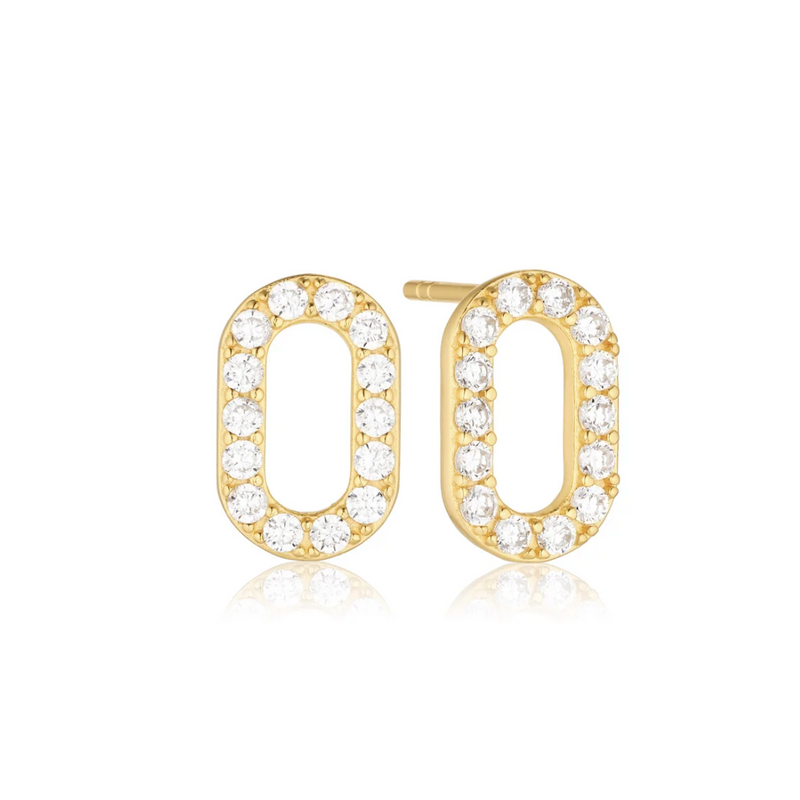 Sif Jakobs Sterling Silver 18K Yellow Gold Plated Capizzi Earrings