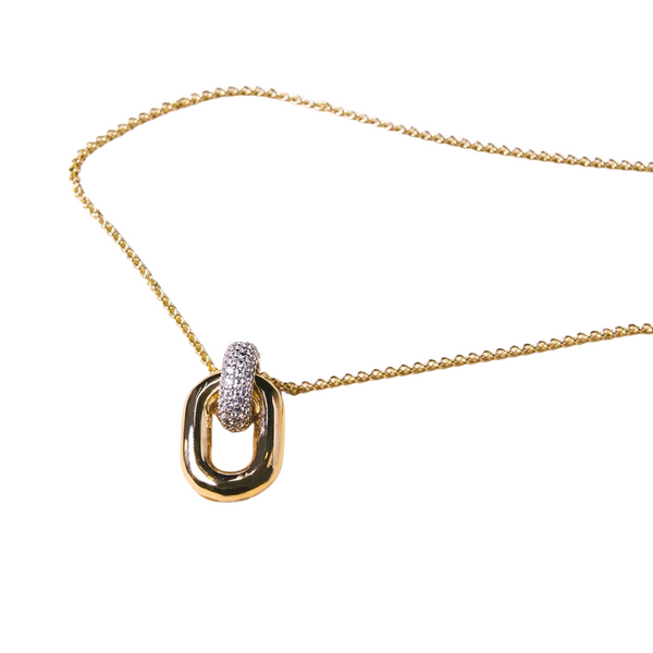 Sif Jakobs 18K Yellow Gold Plated Capri Due Necklace