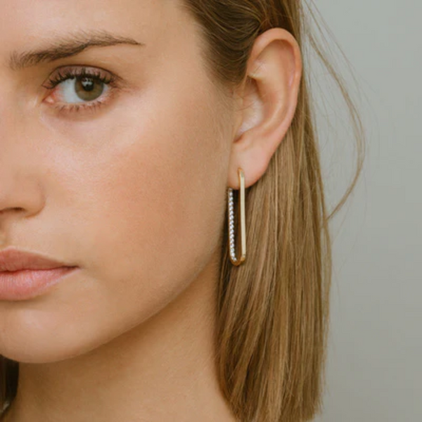 Sif Jakobs Sterling Silver 18K Yellow Gold Plated Grande Capizzi Earrings