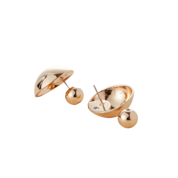 Jenny Bird Aurora Earrings in High Polish Gold
