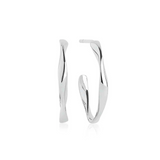 Sif Jakobs Sterling Silver Twisted Hoop Earrings