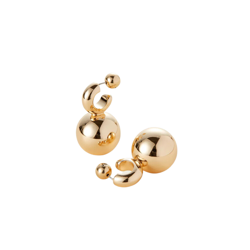 Jenny Bird Lyra Earrings in High Polish Gold