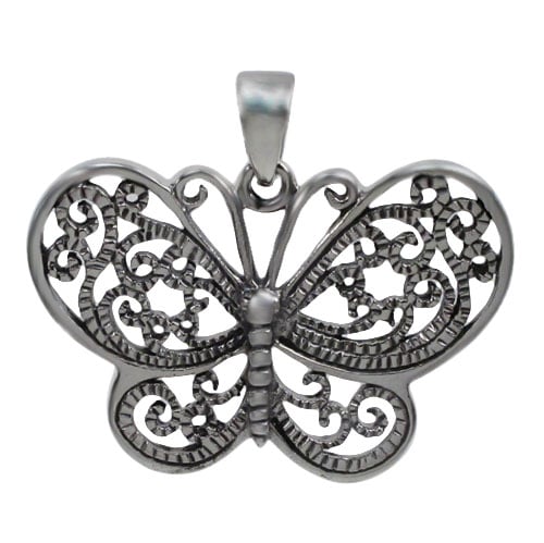 Sterling Silver Butterfly Pendant