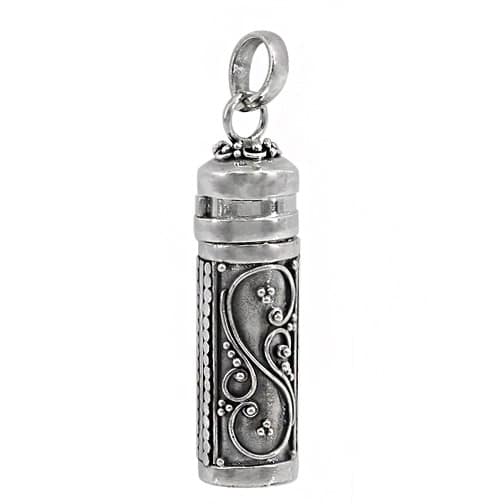 Sterling Silver Urn Pendant