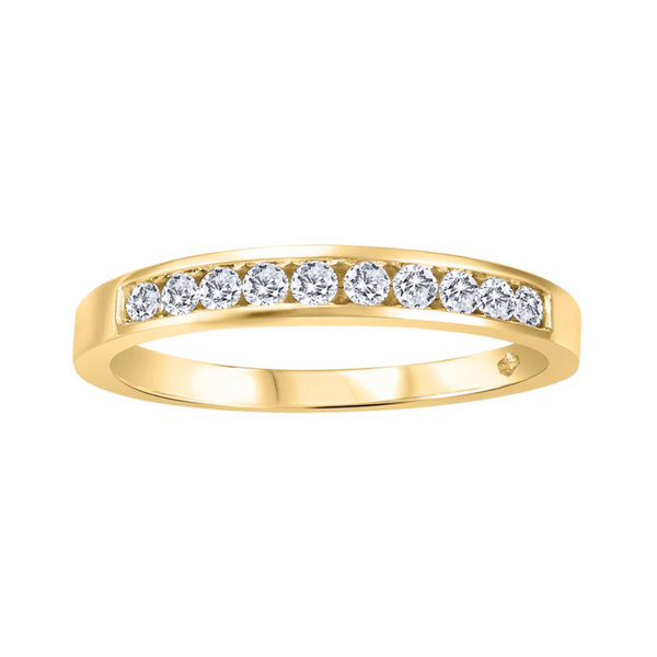 14K Yellow Gold .33ctw Diamond Band
