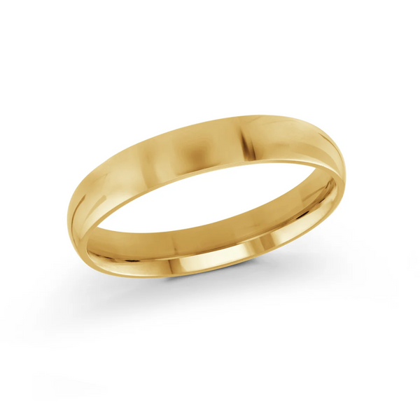 10K Yellow Gold 4mm Wedding Band RS9