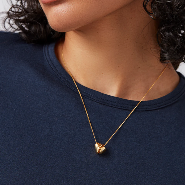 Jenny Bird Rio Pendant Necklace in High Polish Gold