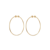 Jenny Bird Medium Icon Gold Hoops
