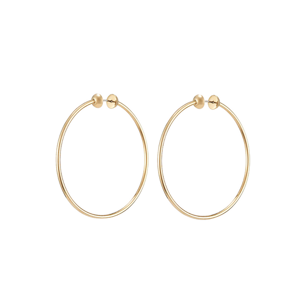 Jenny Bird Medium Icon Gold Hoops