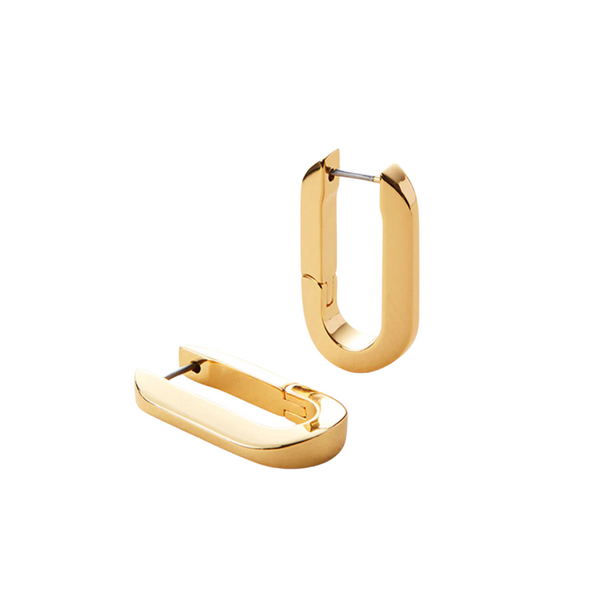 Jenny Bird U-Link Gold Earrings