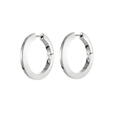 Jenny Bird Hinged Silver Hoops