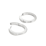 Jenny Bird Hinged Silver Hoops
