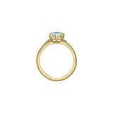 14K Yellow Gold 2.16CTW Marquise Lab Grown Diamond Ring With Sides