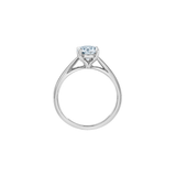 14K White Gold 1.09CT Round Brilliant Lab Grown Diamond Solitaire Ring