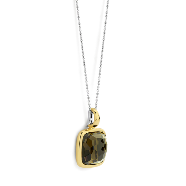 TI SENTO Green Gemstone Pendant on a Chain