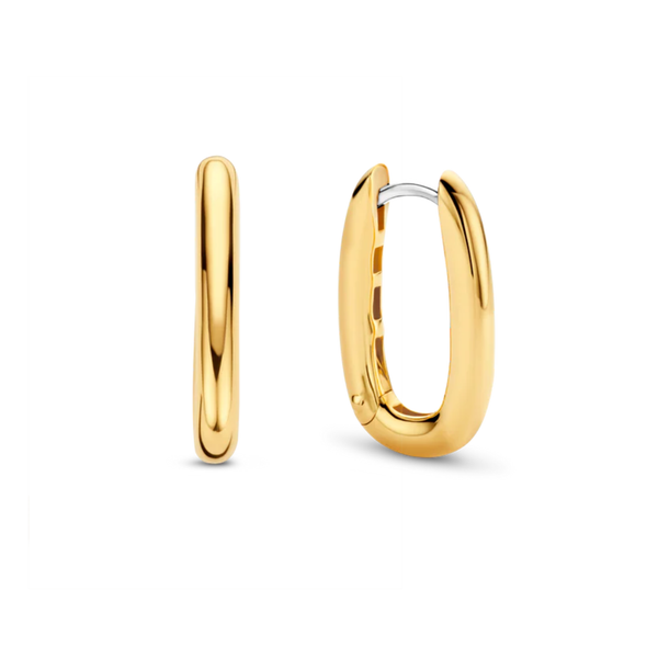 TI SENTO Oval Medium Hoops