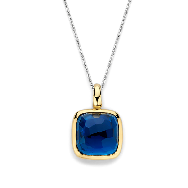TI SENTO Blue Gemstone Pendant on a Chain