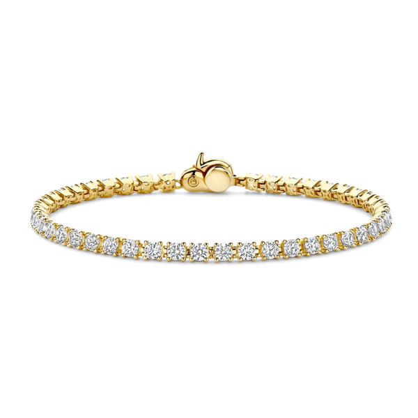 TI SENTO White Cubic Zirconia Tennis Bracelet