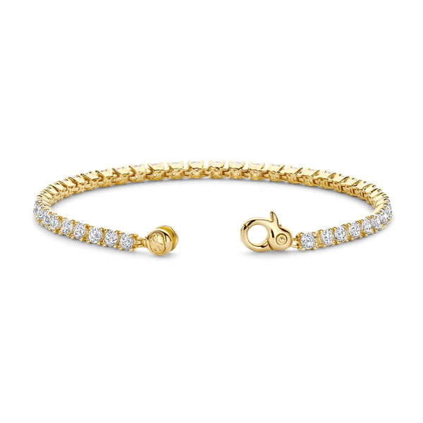 TI SENTO White Cubic Zirconia Tennis Bracelet