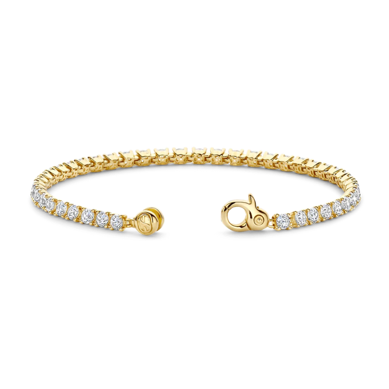 TI SENTO White Cubic Zirconia Tennis Bracelet