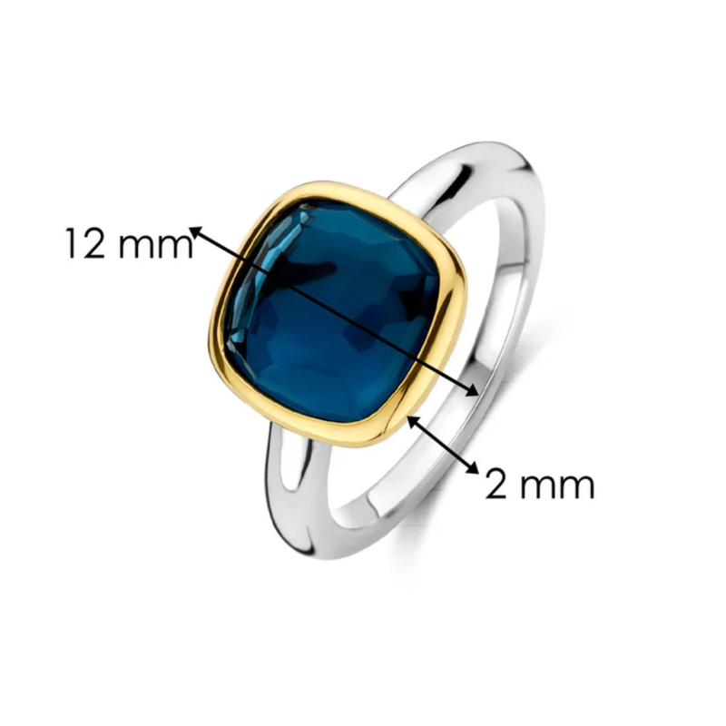 TI SENTO Blue Gemstone Ring
