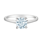 14K White Gold 1.50ct Lab Grown Diamond Solitaire Ring