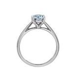 14K White Gold 1.51ct Pear Lab Diamond Solitaire Ring