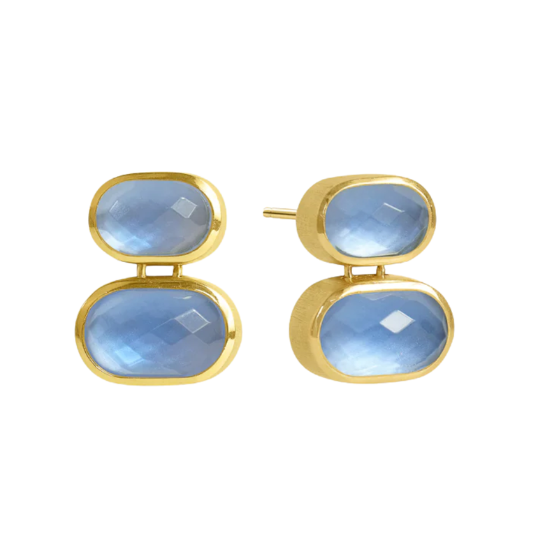 Dean Davidson Mercer Double Gemstone Drop Earrings