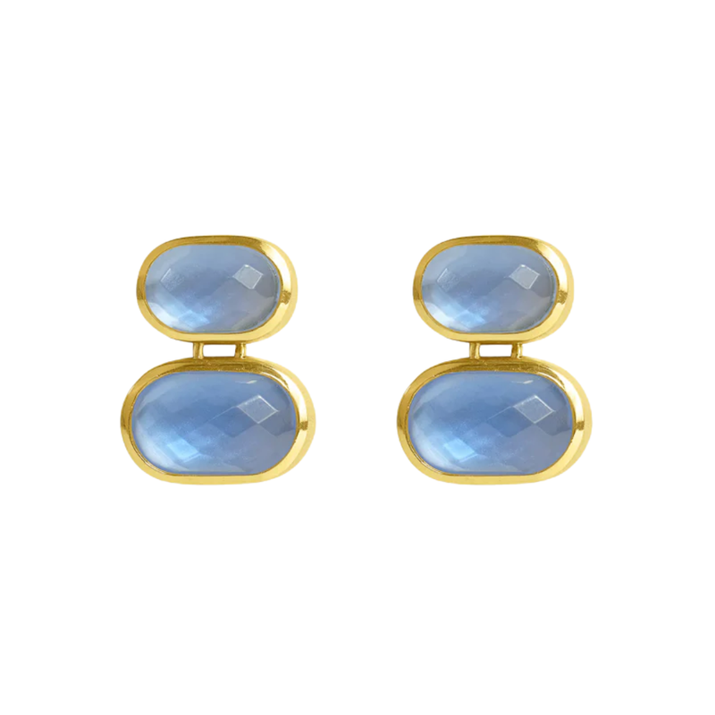 Dean Davidson Mercer Double Gemstone Drop Earrings