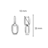 TI SENTO Chain Link Dangle Earrings