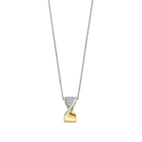 TI SENTO Twisted Pave Pendant Neklace