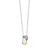 TI SENTO Twisted Pave Pendant Neklace