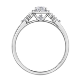 14K White Gold .491ctw Canadian Diamond Ring