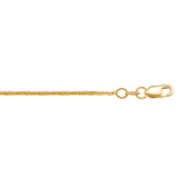 10K Yellow Gold 20" Wheat Chain