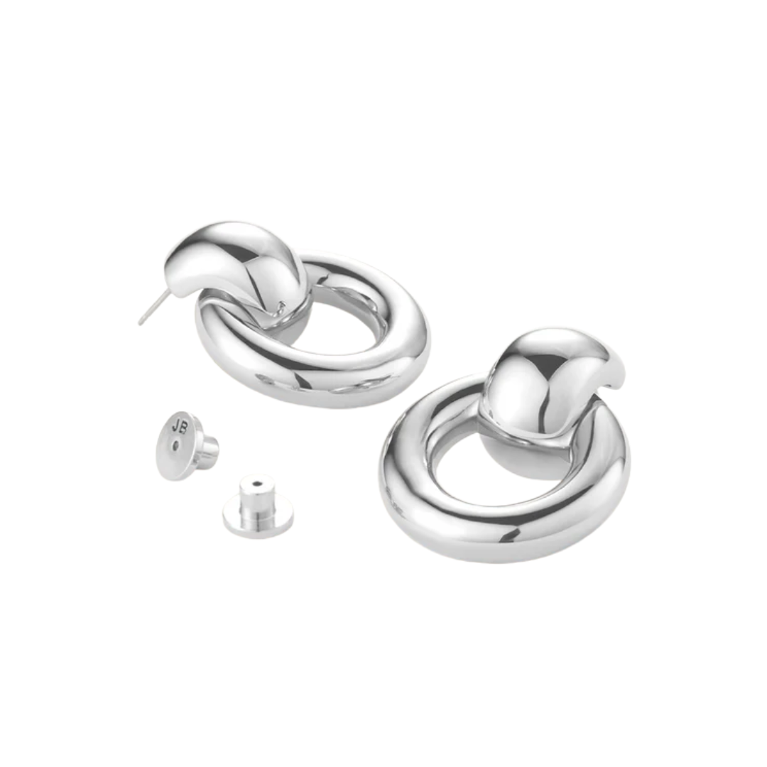 Jenny Bird Mega Faye Knockers in High Polish Silver