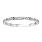 10K White Gold .10ctw Pave Diamond Chi Chi Ring