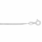 Sterling Silver 22" 1.7mm Curb Chain