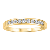 10K Yellow Gold .10ctw Diamond Band