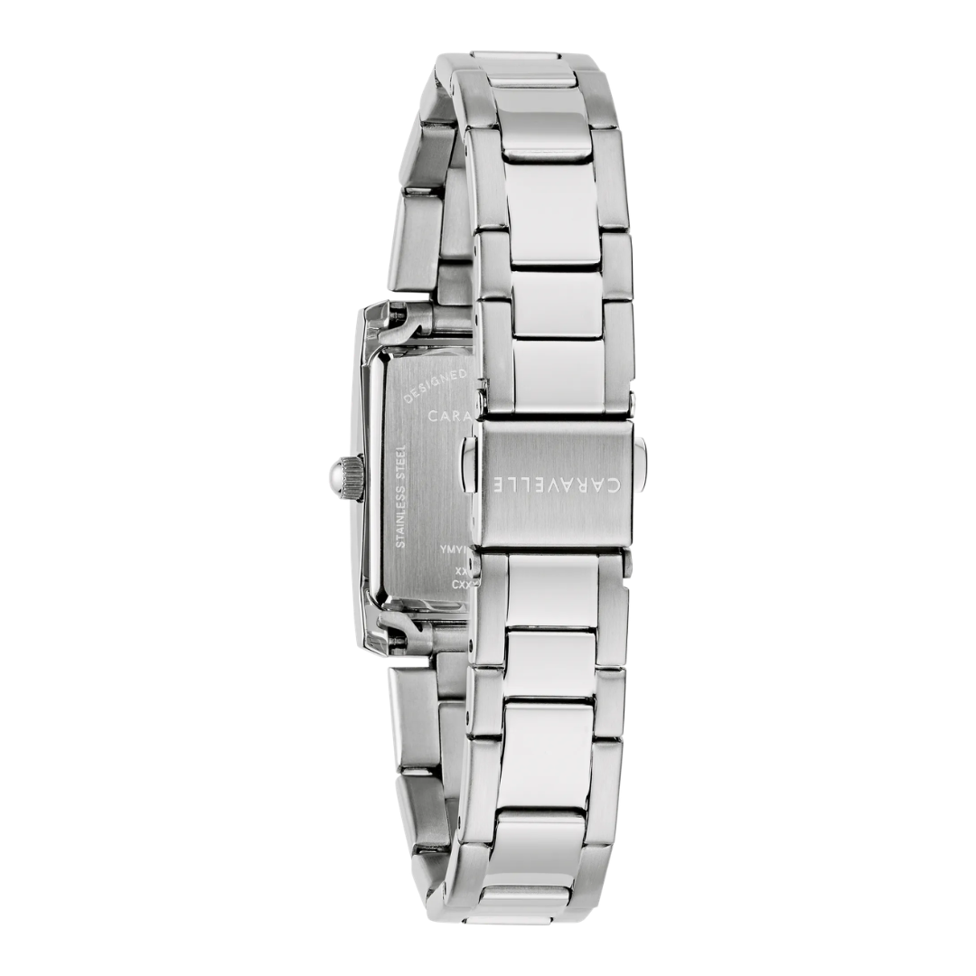 Caravelle Ladies Watch With Pink Face