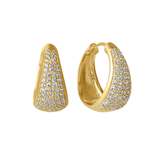 Dean Davidson Maragaux CZ Pave Huggie Hoops