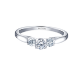 Platinum .50ctw Canadian Diamond Trinity Ring