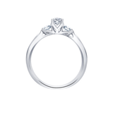 Platinum .50ctw Canadian Diamond Trinity Ring