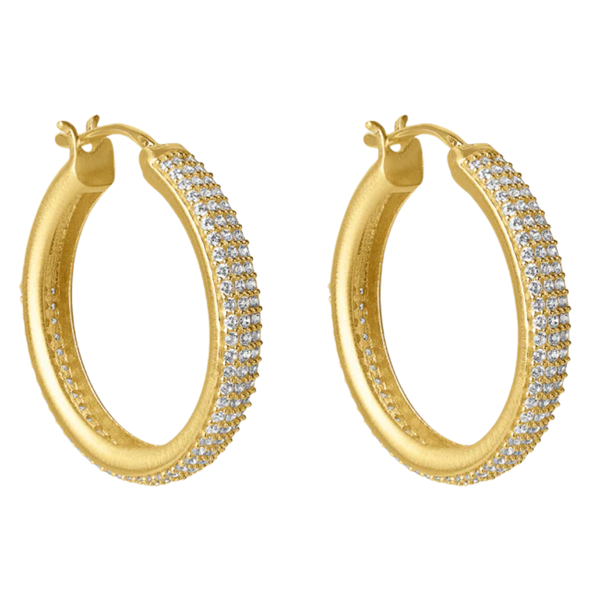 Dean Davidson Giselle CZ Pave Hoops