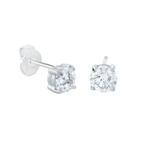Italgem Stainless Steel Cubic Zirconia Studs