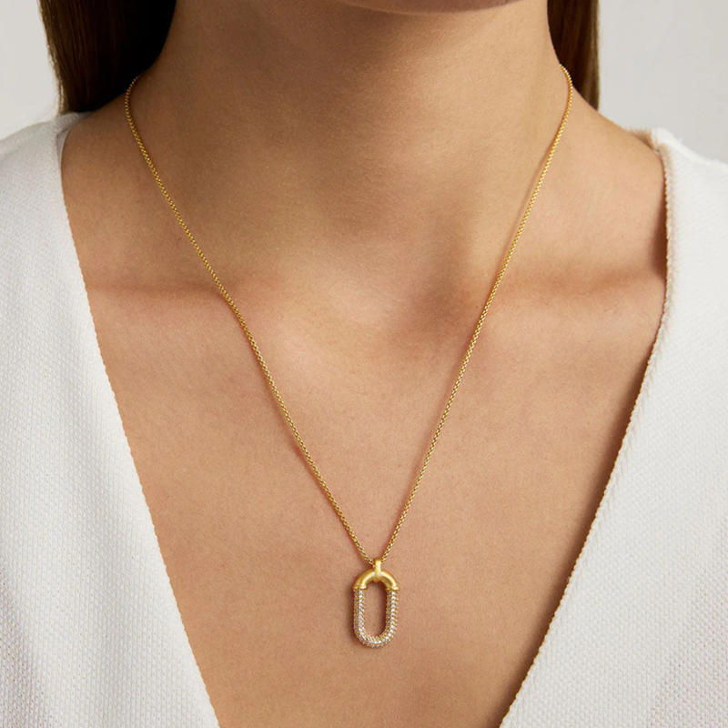 Dean Davidson Solene CZ Pave Pendant Necklace